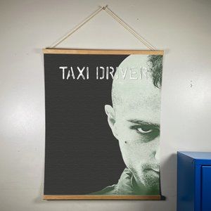 Taxi Driver Robert De Niro Canvas Gold Hanger